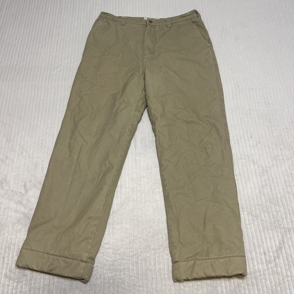 Mcalister Fleece Lined Pants Sz 34x27 Brown Cotton Outdoor